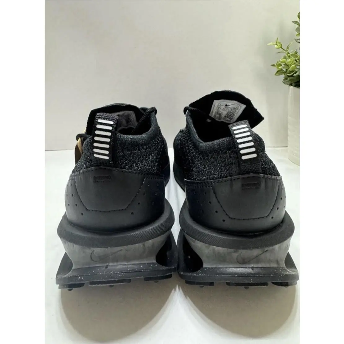 Nike shoes - Nike Air Max Flyknit Racer - FD2764-001 - Black/Black/Anthracite/Black/Black/White 2