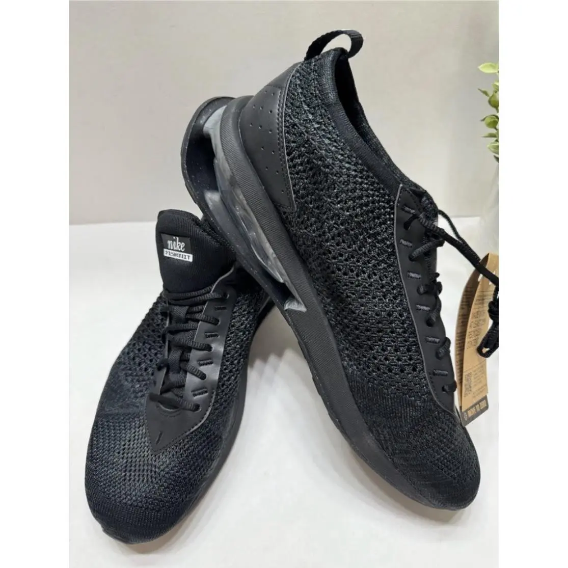 Nike shoes - Nike Air Max Flyknit Racer - FD2764-001 - Black/Black/Anthracite/Black/Black/White 6