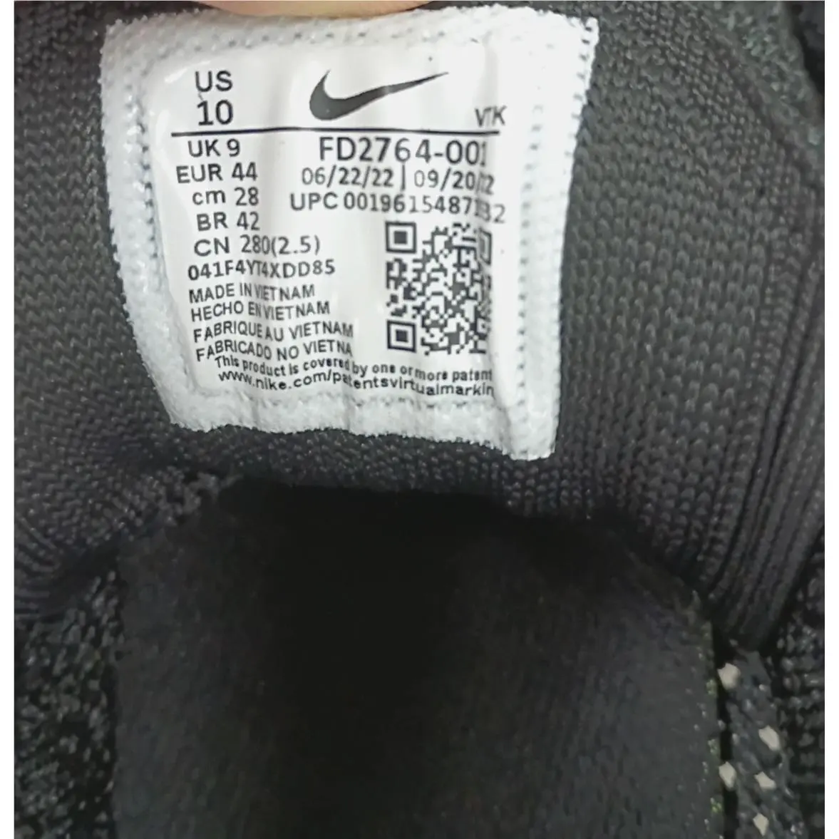 Nike shoes - Nike Air Max Flyknit Racer - Fd2764001 - Black (UPC: 196154871549) 8