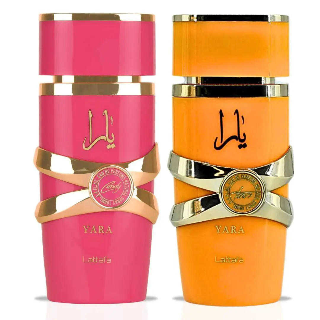 Yara Candy Yara Tous Eau de Parfum Sprays 100ml 3.4 oz by Lattafa Bundle