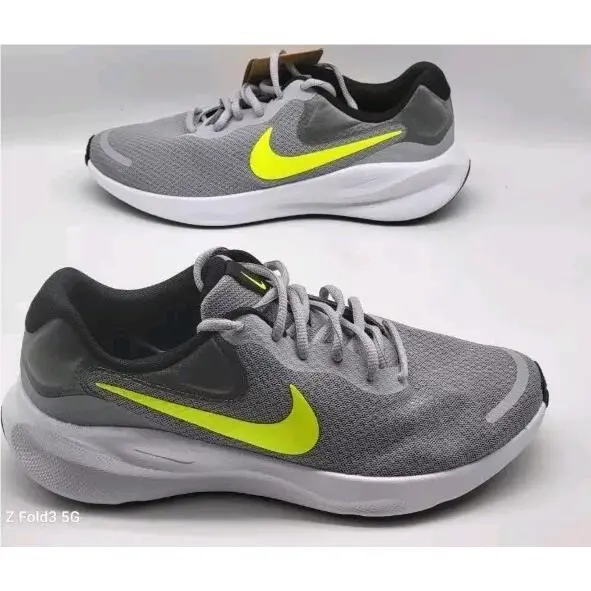 Nike shoes - Nike Revolution 7 - Revolution - FB2207-002 - Gray, Manufacturer: Wolf Grey/Smoke Grey/Black/Volt (UPC: 196969194604) 2