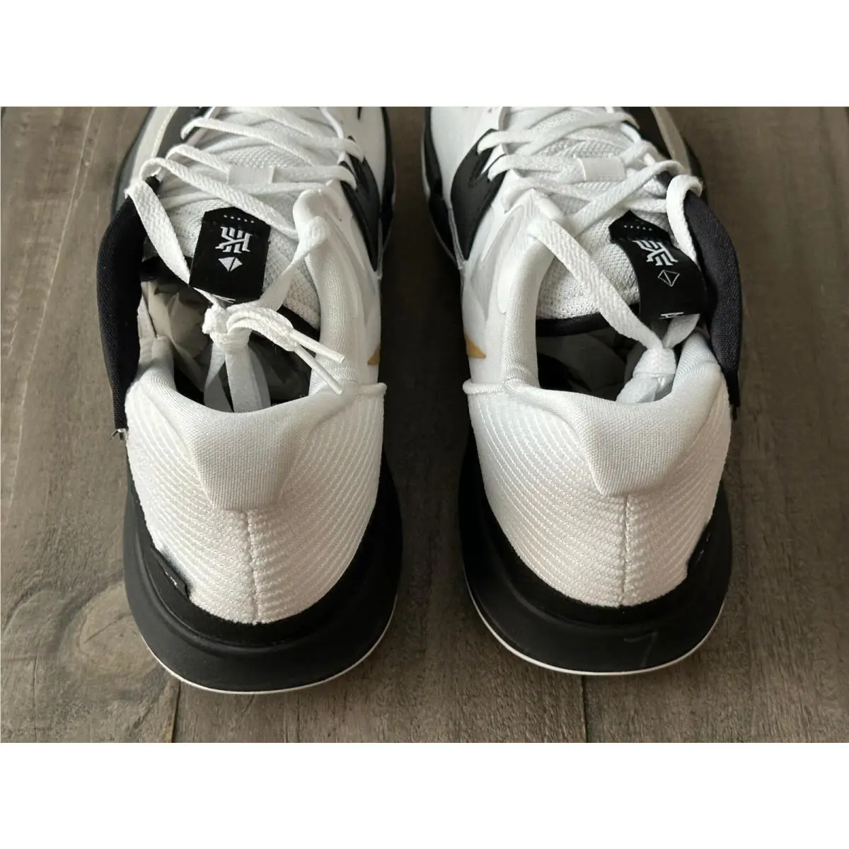 Nike shoes - Nike Kyrie Low - Kyrie Low - DJ6012-101 - WHITE/METALLIC GOLD-BLACK 8