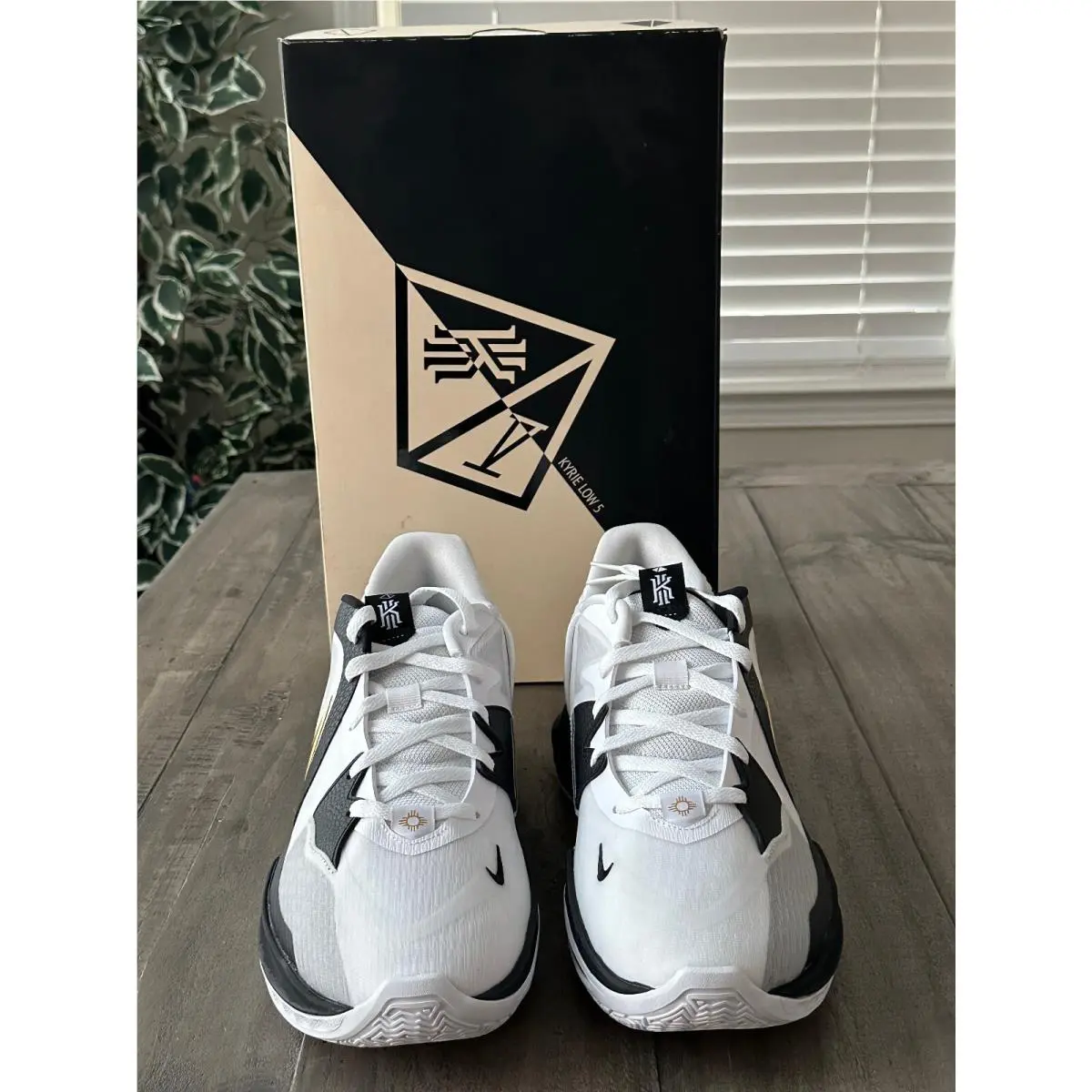 Nike shoes - Nike Kyrie Low - Kyrie Low - DJ6012-101 - WHITE/METALLIC GOLD-BLACK 2