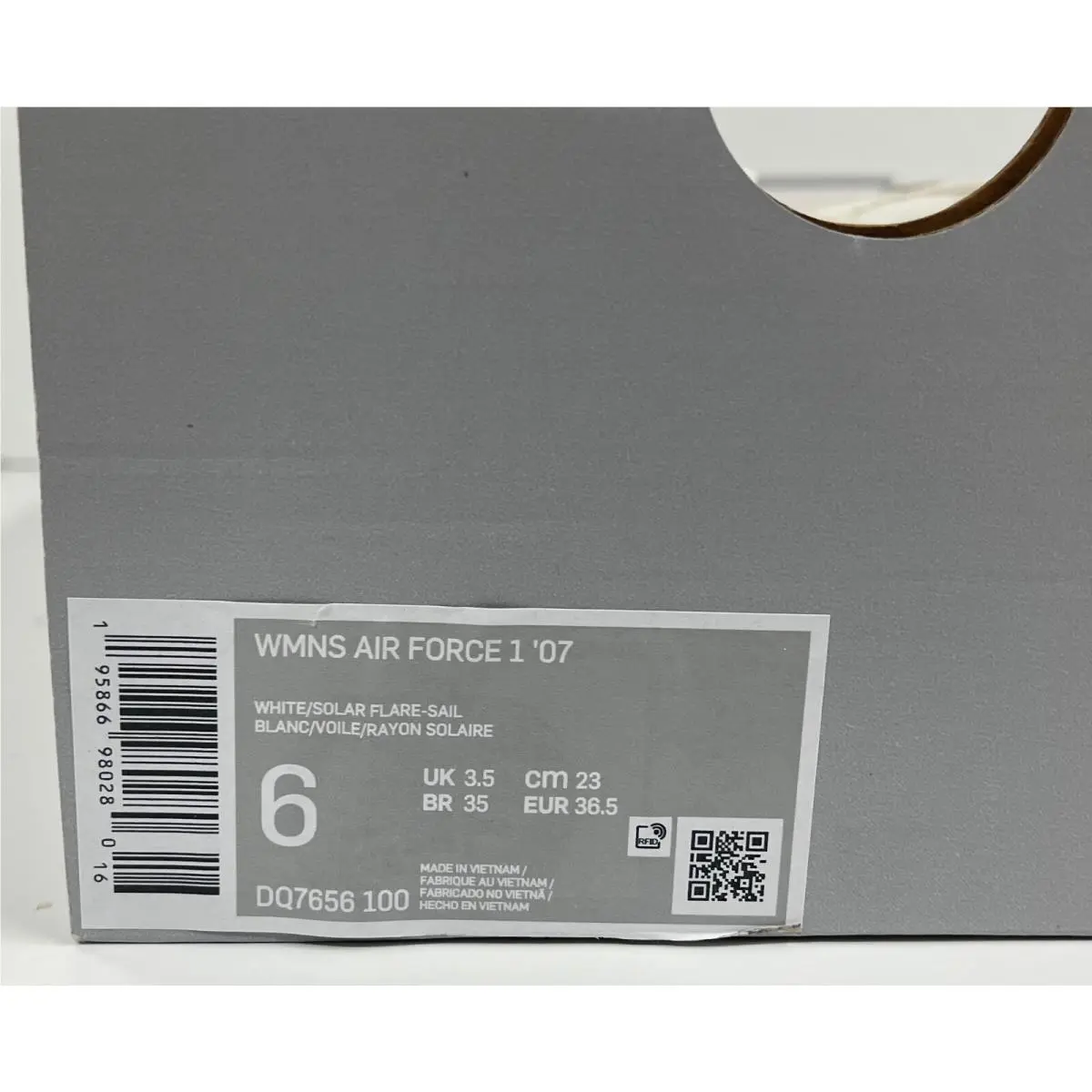 Nike shoes - Nike Air Force 1 - Air Force - DQ7656-100 - White (UPC: 195866980280) 8