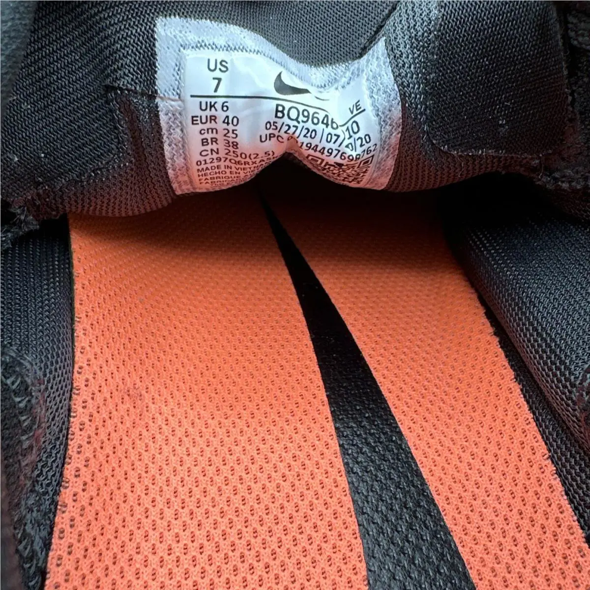 Nike shoes - Nike Zoom Pegasus 37 - Zoom Pegasus - BQ9646-010 - BLACK / BRIGHT MANGO (UPC: 0194497698762) 15