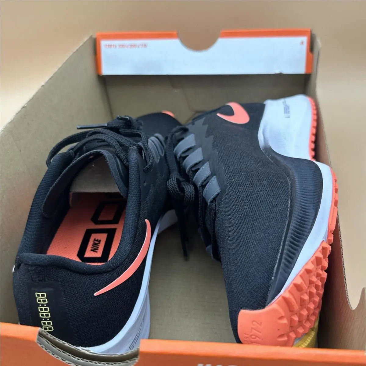 Nike shoes - Nike Zoom Pegasus 37 - Zoom Pegasus - BQ9646-010 - BLACK / BRIGHT MANGO (UPC: 0194497698762) 21