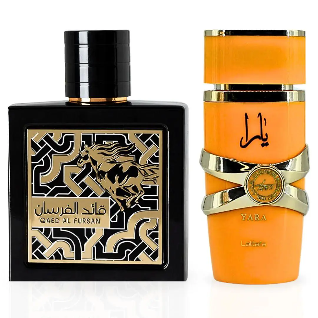 Qaed Al Fursan 90ml Yara Tous 100ml Eau de Parfum Sprays by Lattafa Bundle