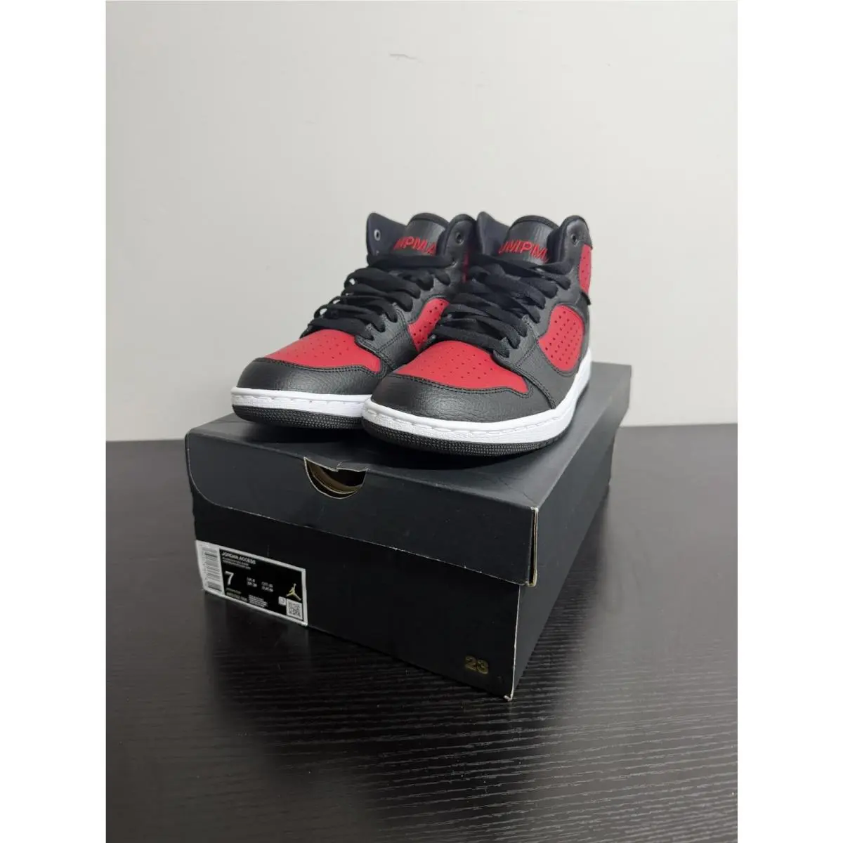 Nike Jordan Access - Black / Red-white AR3762-006