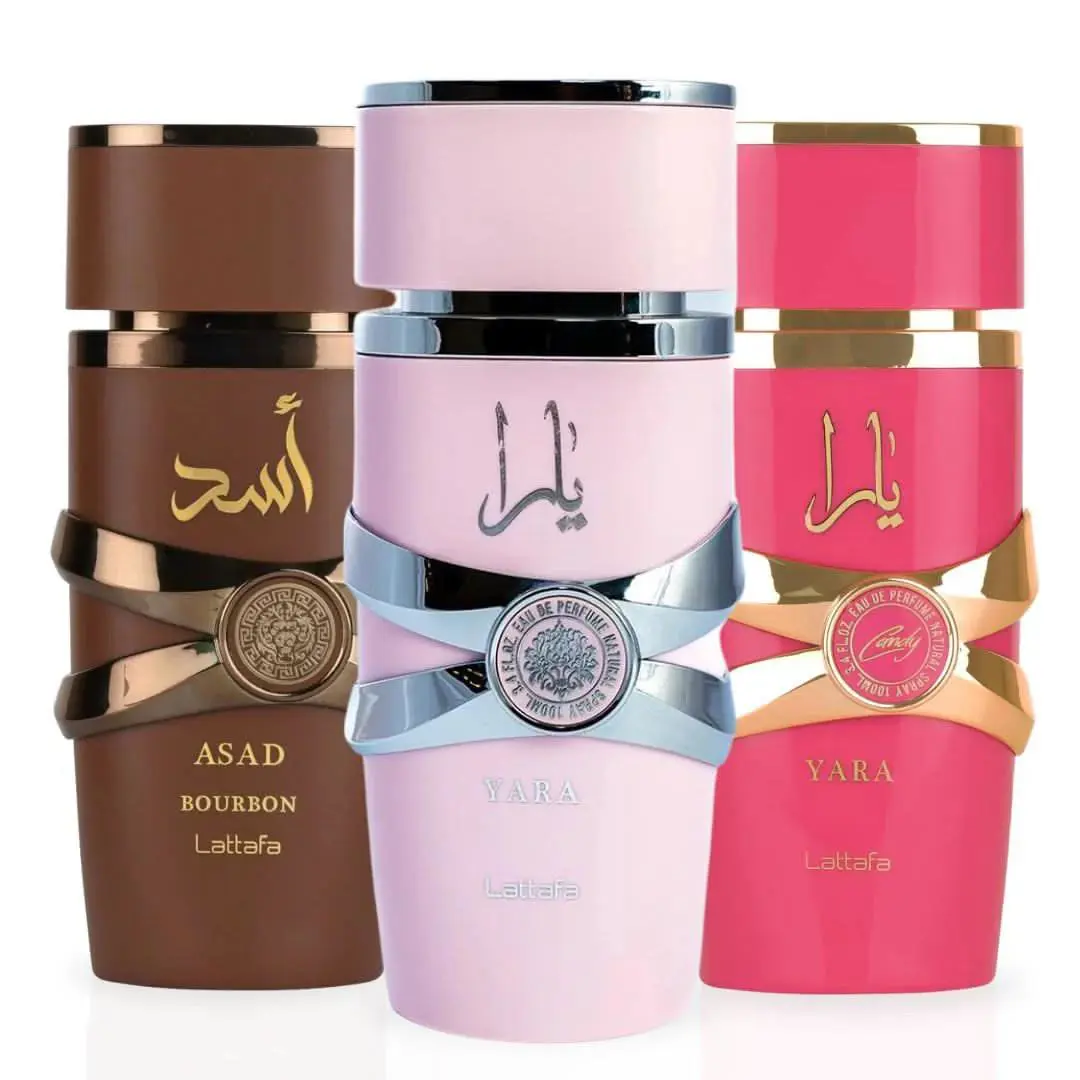 Candy Asad Bourbon Eau de Parfum Spray 100ml by Lattafa Bundle