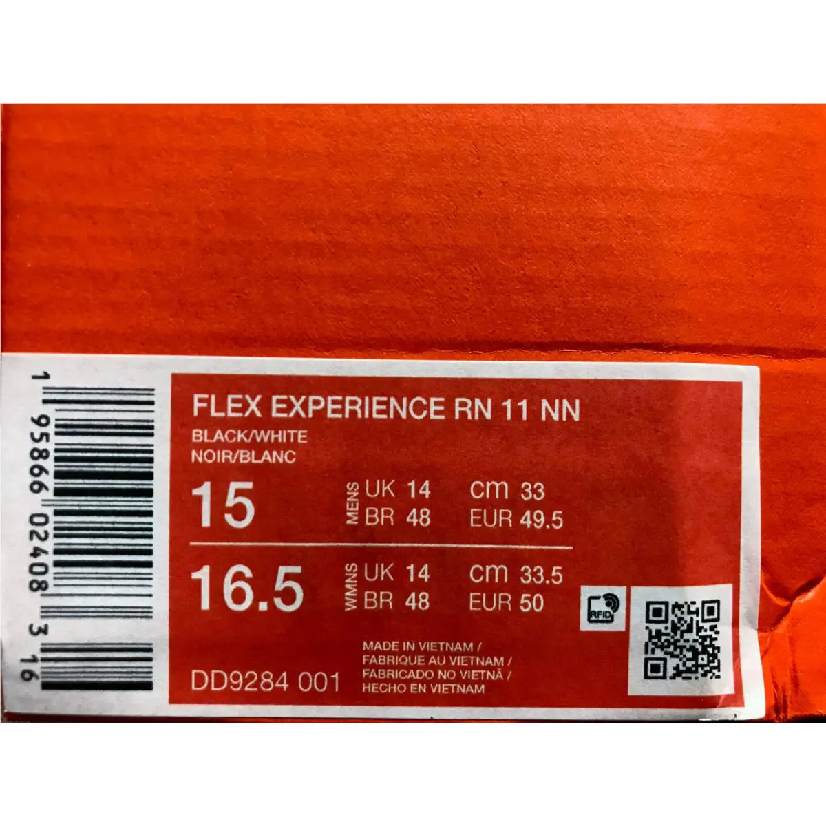 Nike shoes - Nike Flex Experience - Flex Experience - DD9284-001 - Black (UPC: 195866024083) 3
