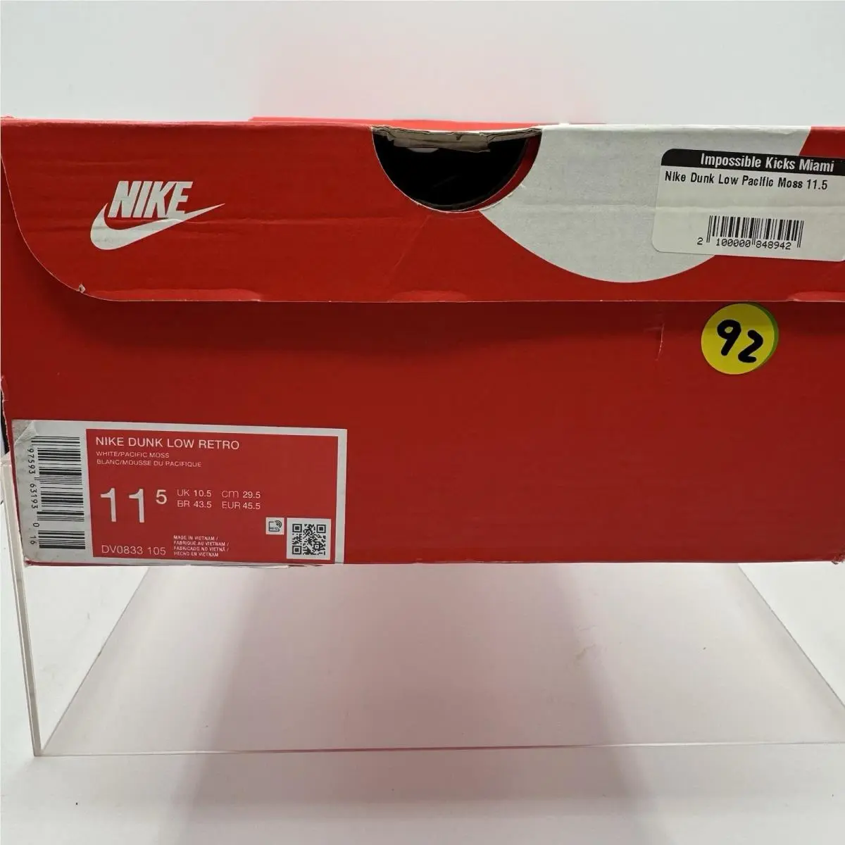 Nike shoes - Nike Dunks - Dunks - DV0833-105 - Green 4