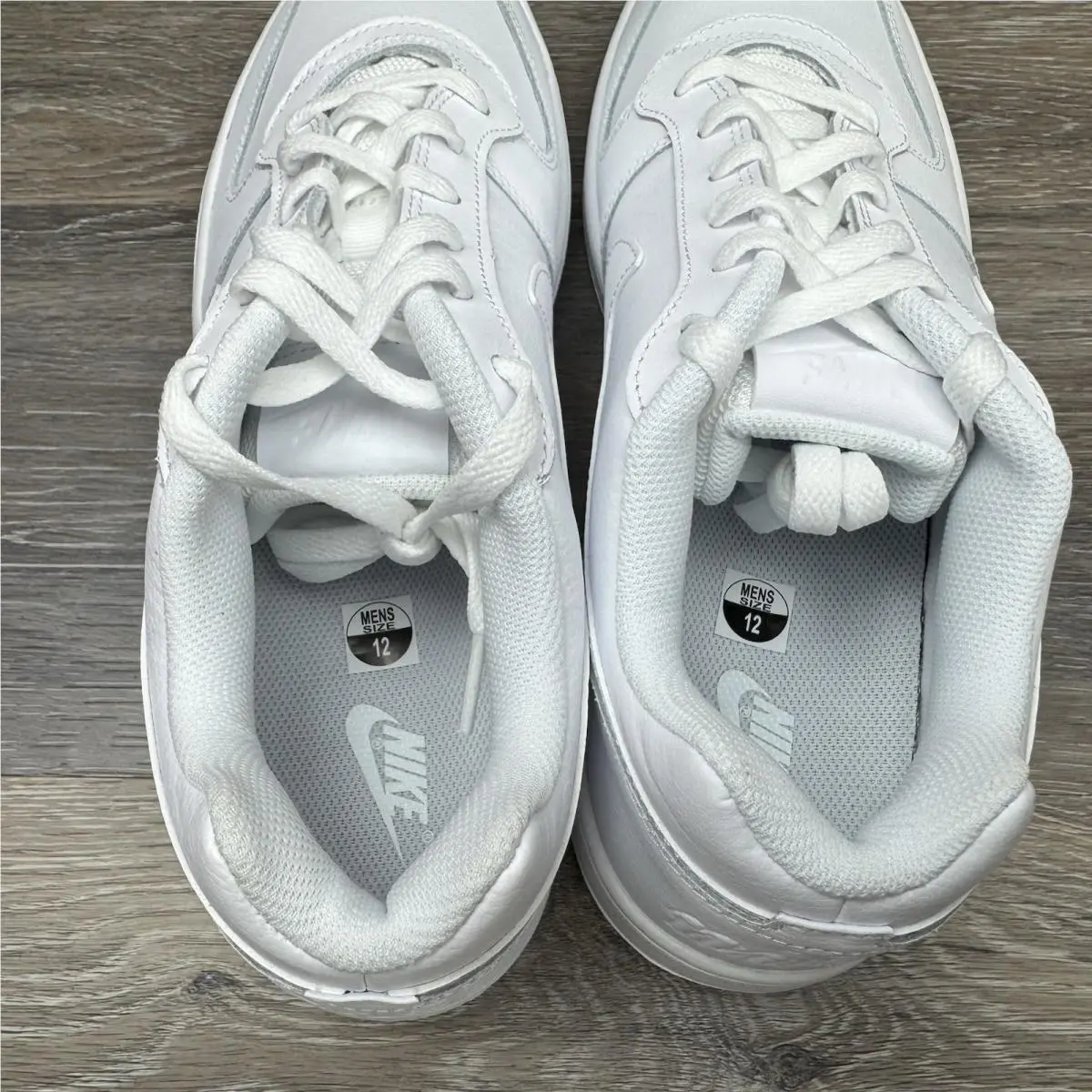 Nike shoes - Nike Ebernon - Ebernon - AQ1775-100 - White, Manufacturer: White/White-White 8