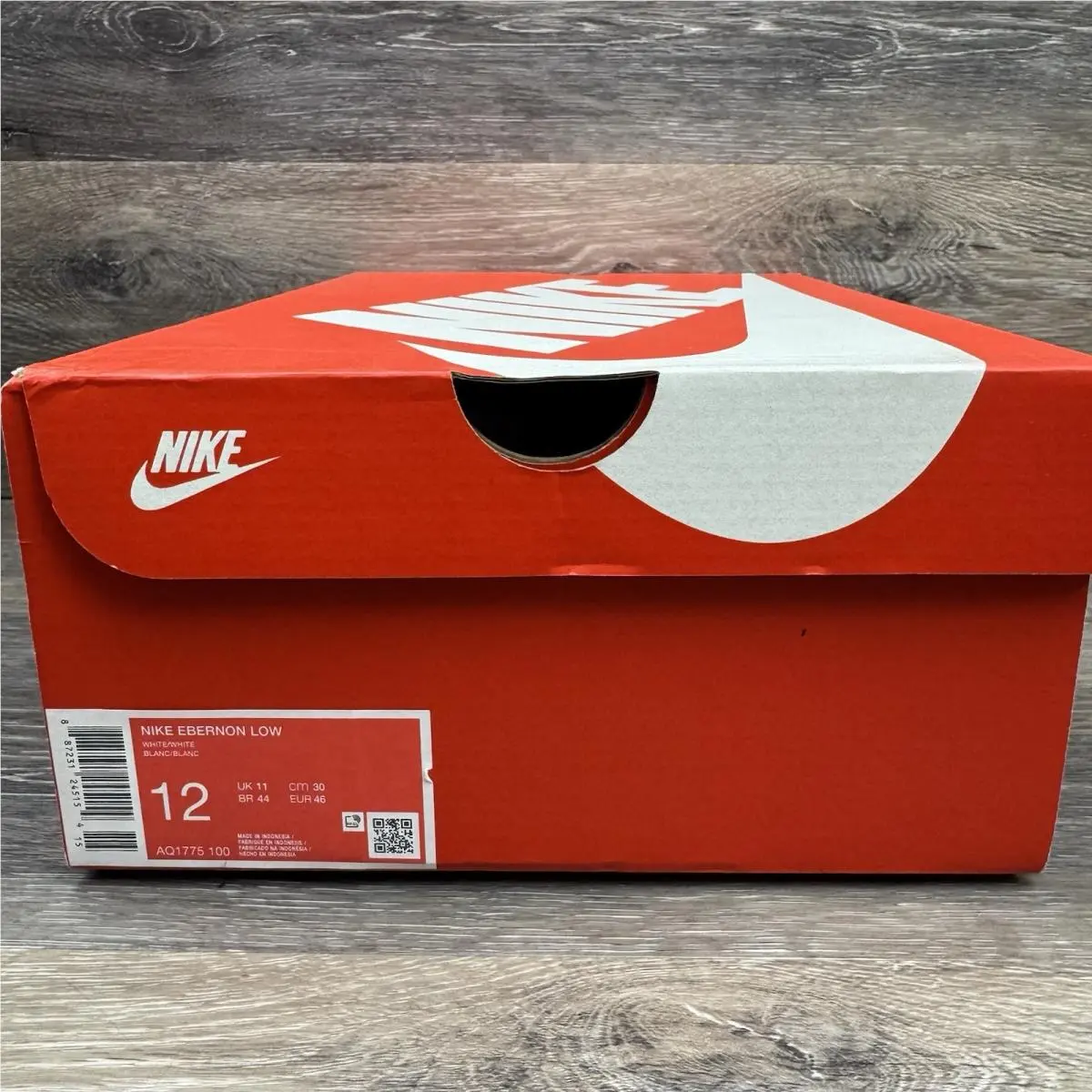 Nike shoes - Nike Ebernon - Ebernon - AQ1775-100 - White, Manufacturer: White/White-White 10