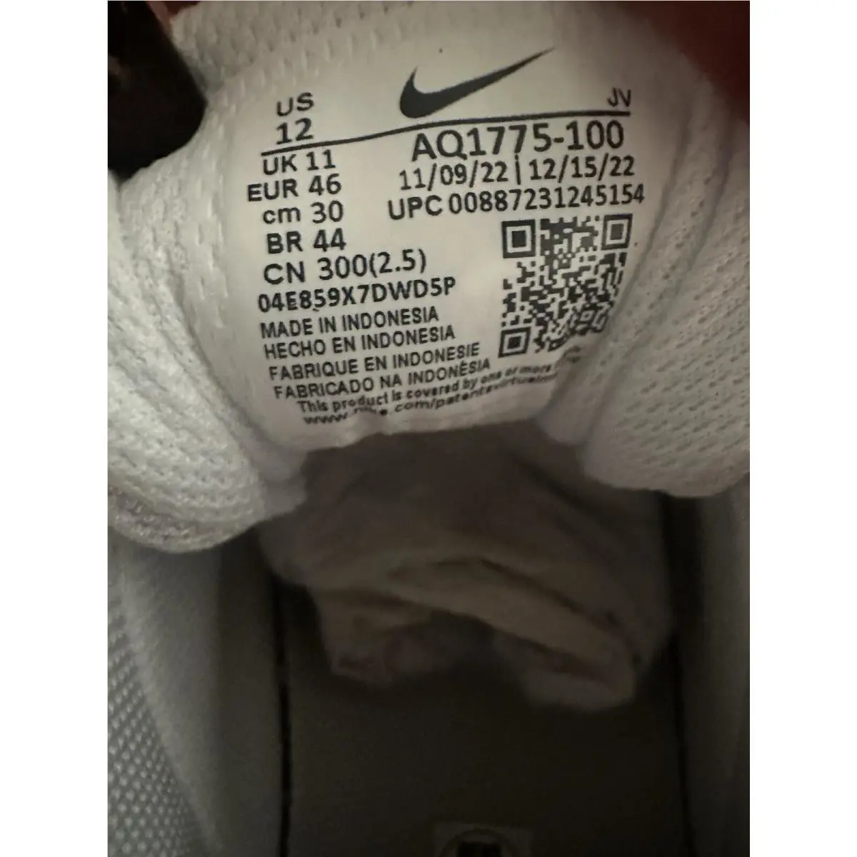 Nike shoes - Nike Ebernon Low - Ebernon Low - AQ1775-100 - White (UPC: 887231245109) 9