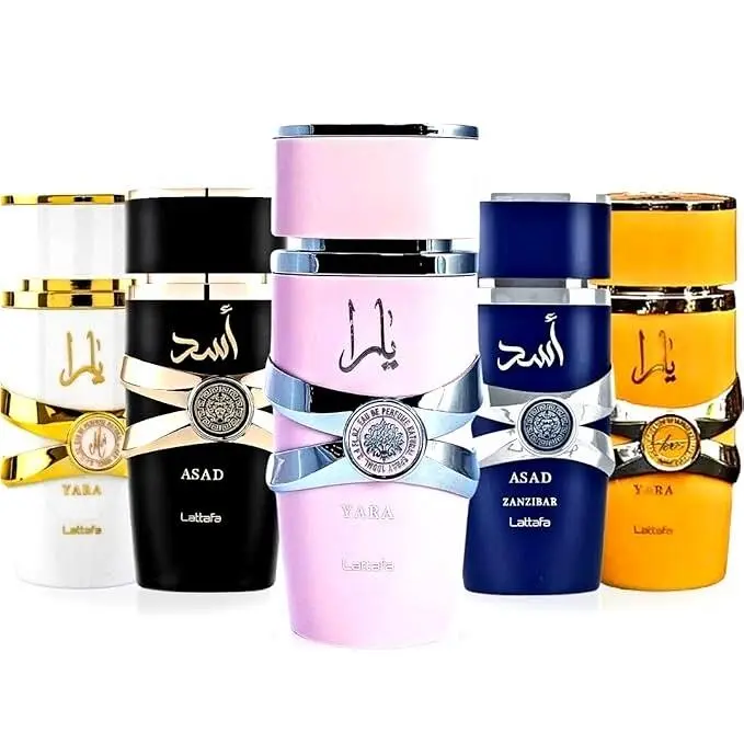 Lattafa Yara Collection 5 Pcs Set Yara Yara Moi Yara Tous Asad Asad Zanzibar