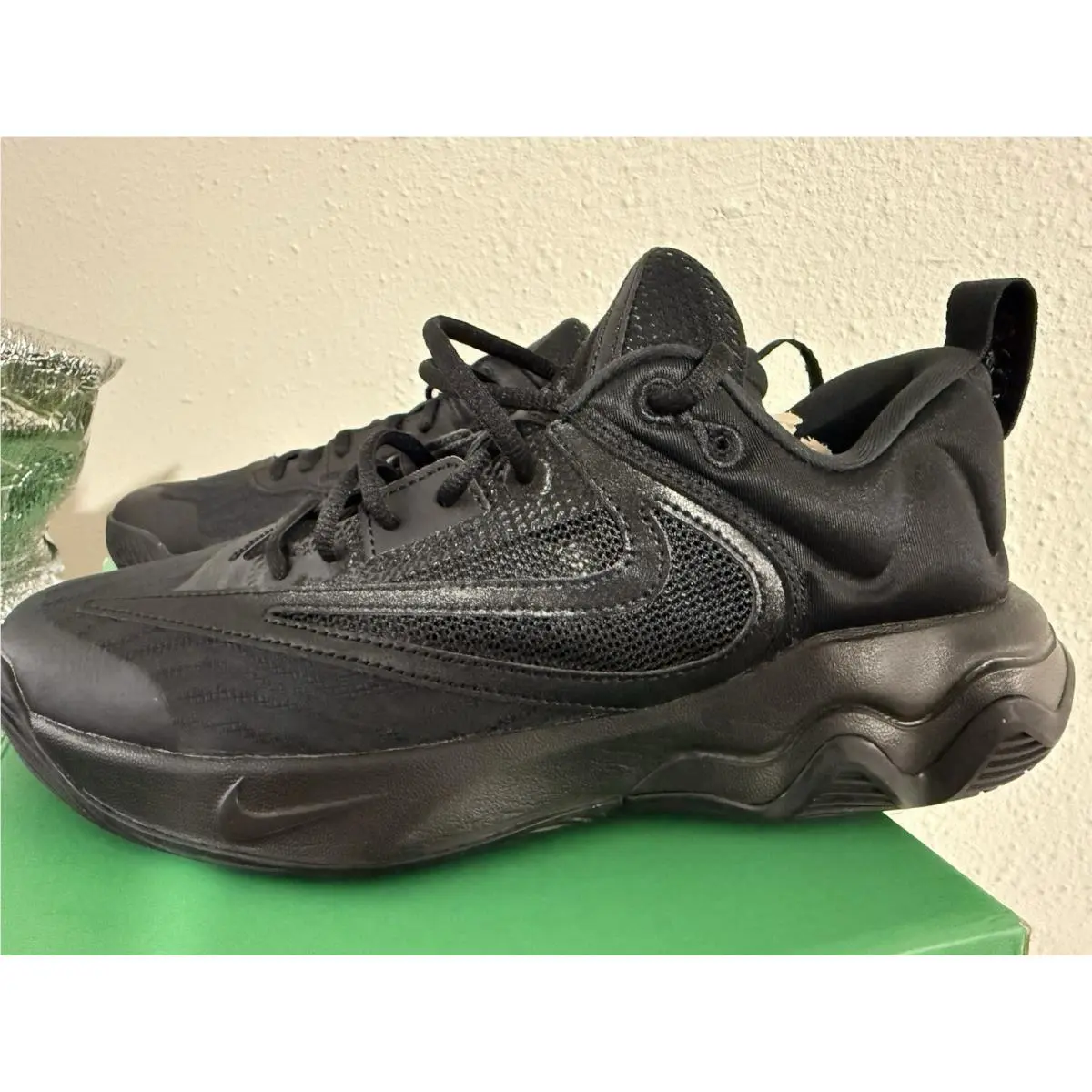 Size 9 -  Giannis Immortality 3 Triple Black by Nike