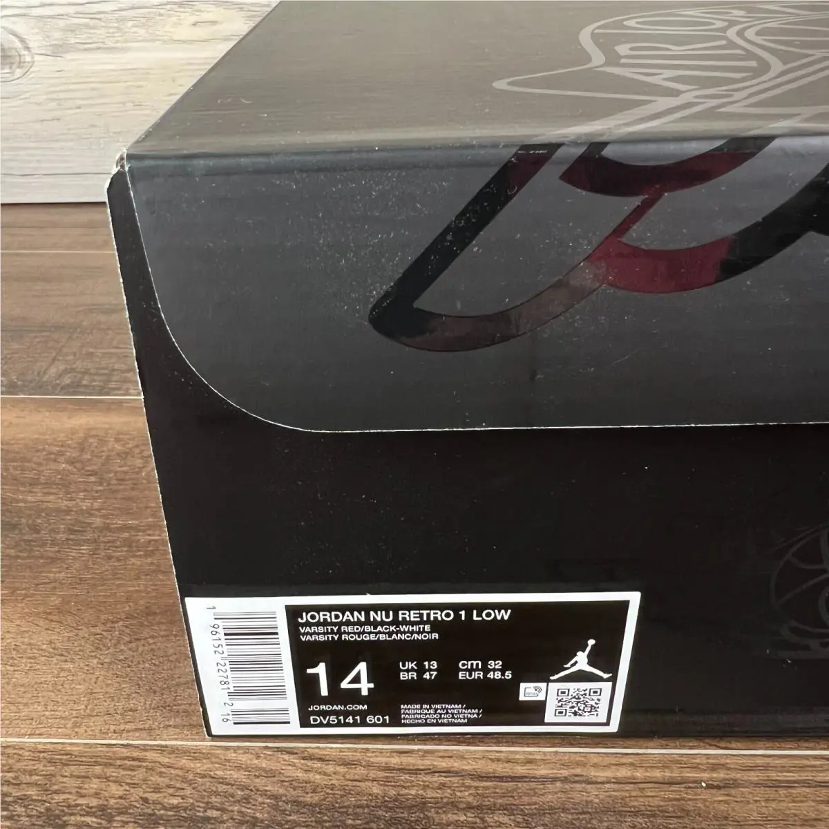 Nike shoes - Jordan Nu Retro 1 - Retro - DV5141-601 - Red (UPC: 0196152227706) 7