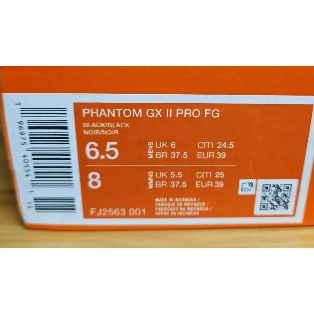 Nike shoes - Nike Phantom GX II Pro FG - FJ2563-001 - Black (UPC: 196975405541) 9