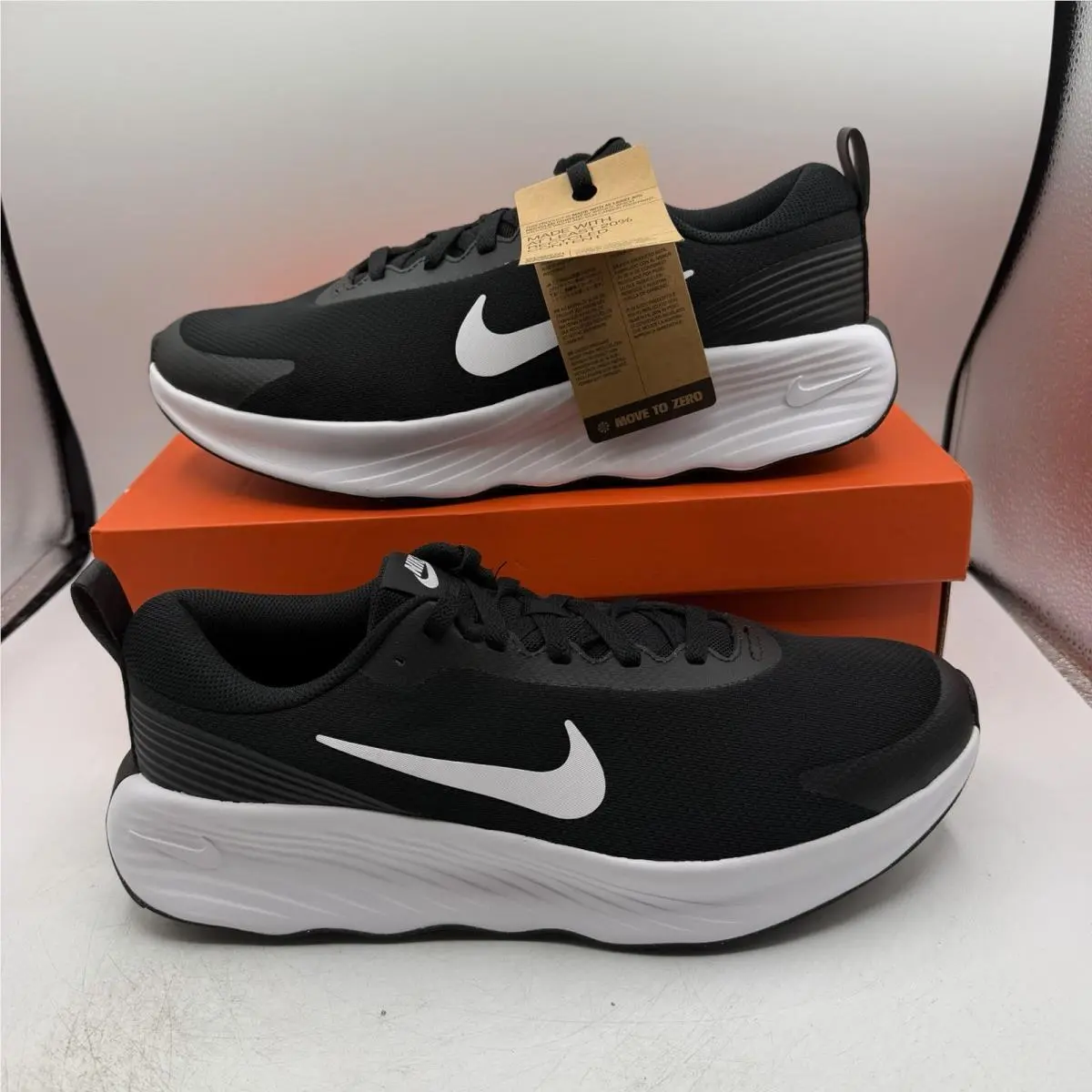 Nike Promina Running Shoes Mens Sz 12 Black White Comfort Sneakers FV5285-002