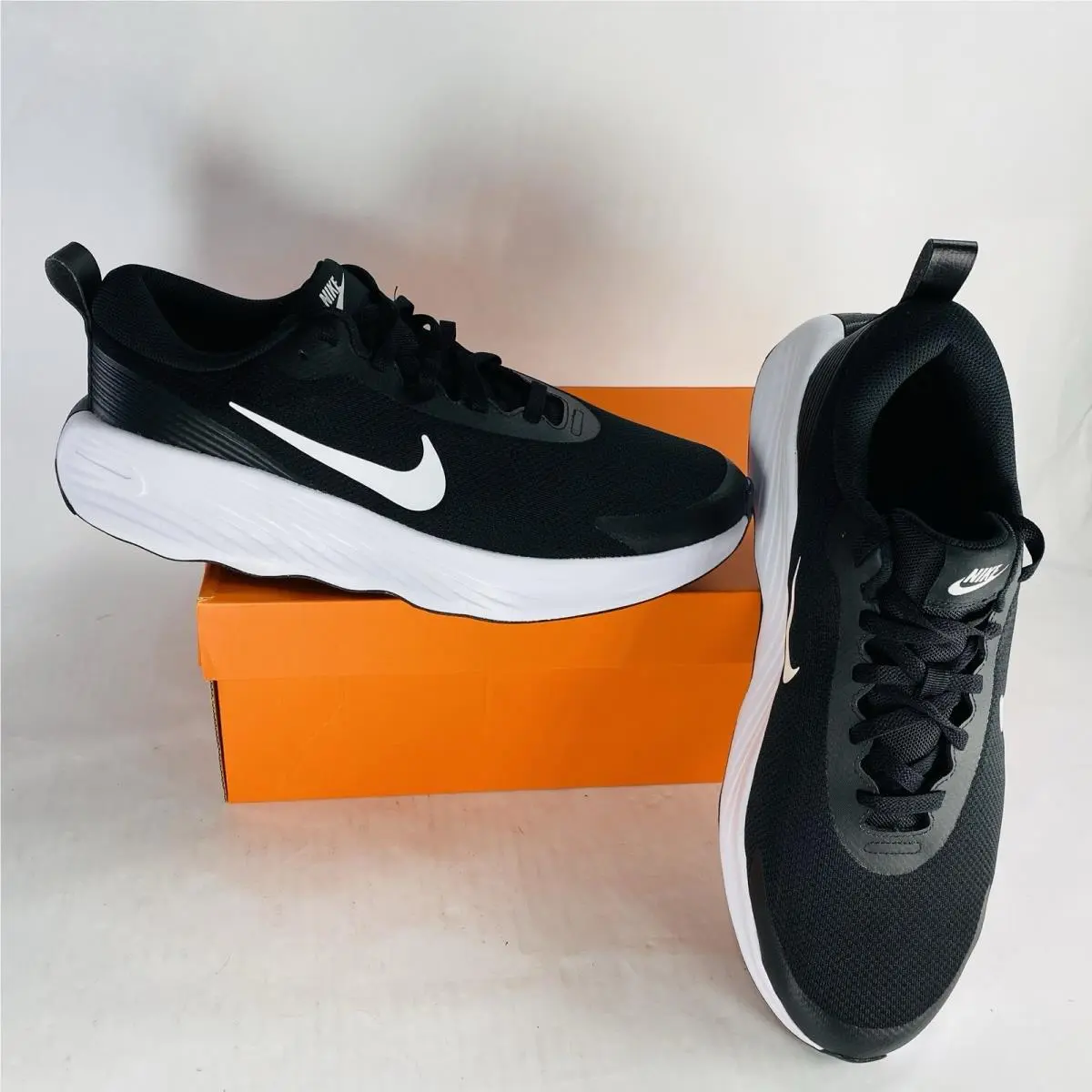 Nike Men`s Size 13 Promina Black White FV5285-002 Walking Comfort Shoes