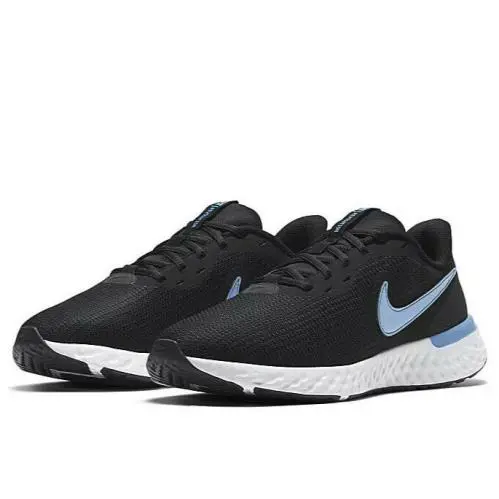 Nike Mens Revolution 5 Ext Running Shoes US 11.5 Black CZ8591 004 Sneakers - Black