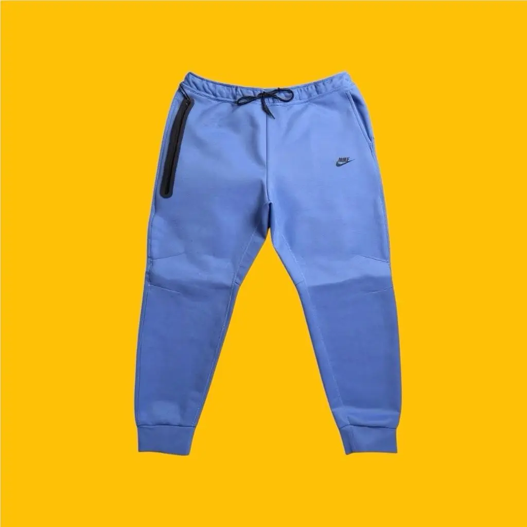 Nike Tech Fleece Pants Mens Size Xxl Denim Turquoise FB8002-464 Athletic Joggers