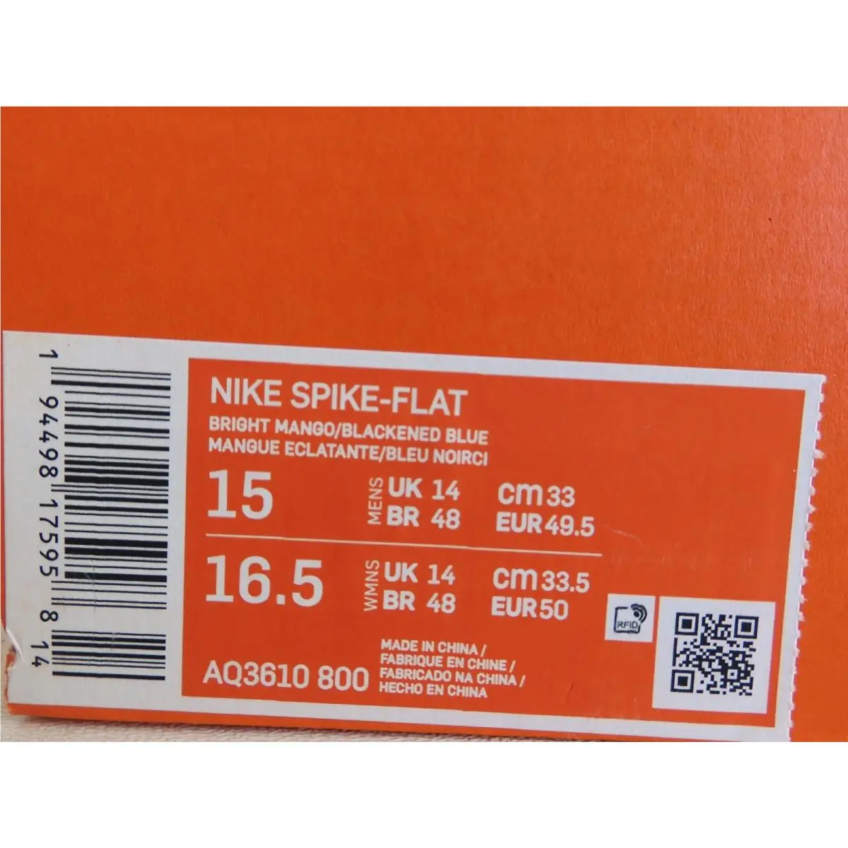 Nike shoes - Nike Spike Flat - Spike Flat - AQ3610-800 - Pink (UPC: 194498175958) 3