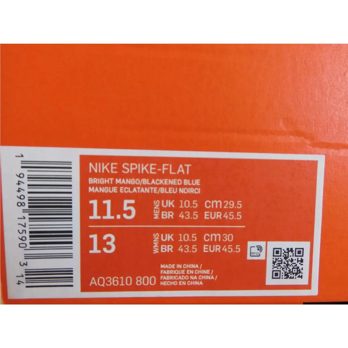 Nike shoes - Nike Spike Flat - Spike Flat - AQ3610-800 - Pink (UPC: 194498175958) 3