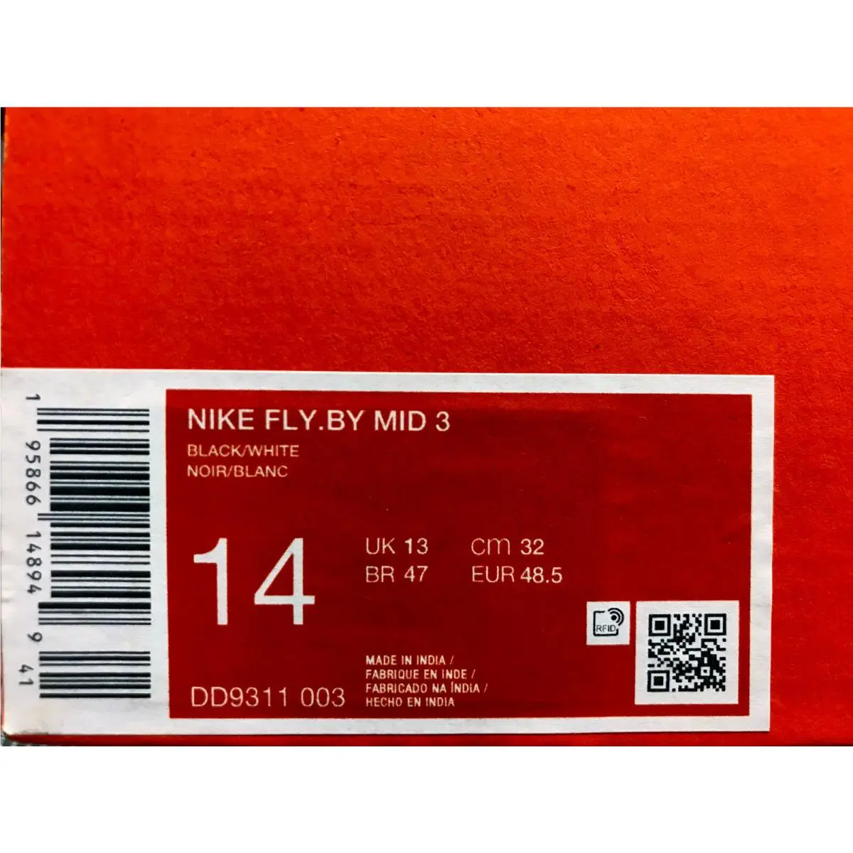 Nike shoes - Nike Fly By Mid - Fly Mid - DD9311-003 - Black (UPC: 195866148949) 3