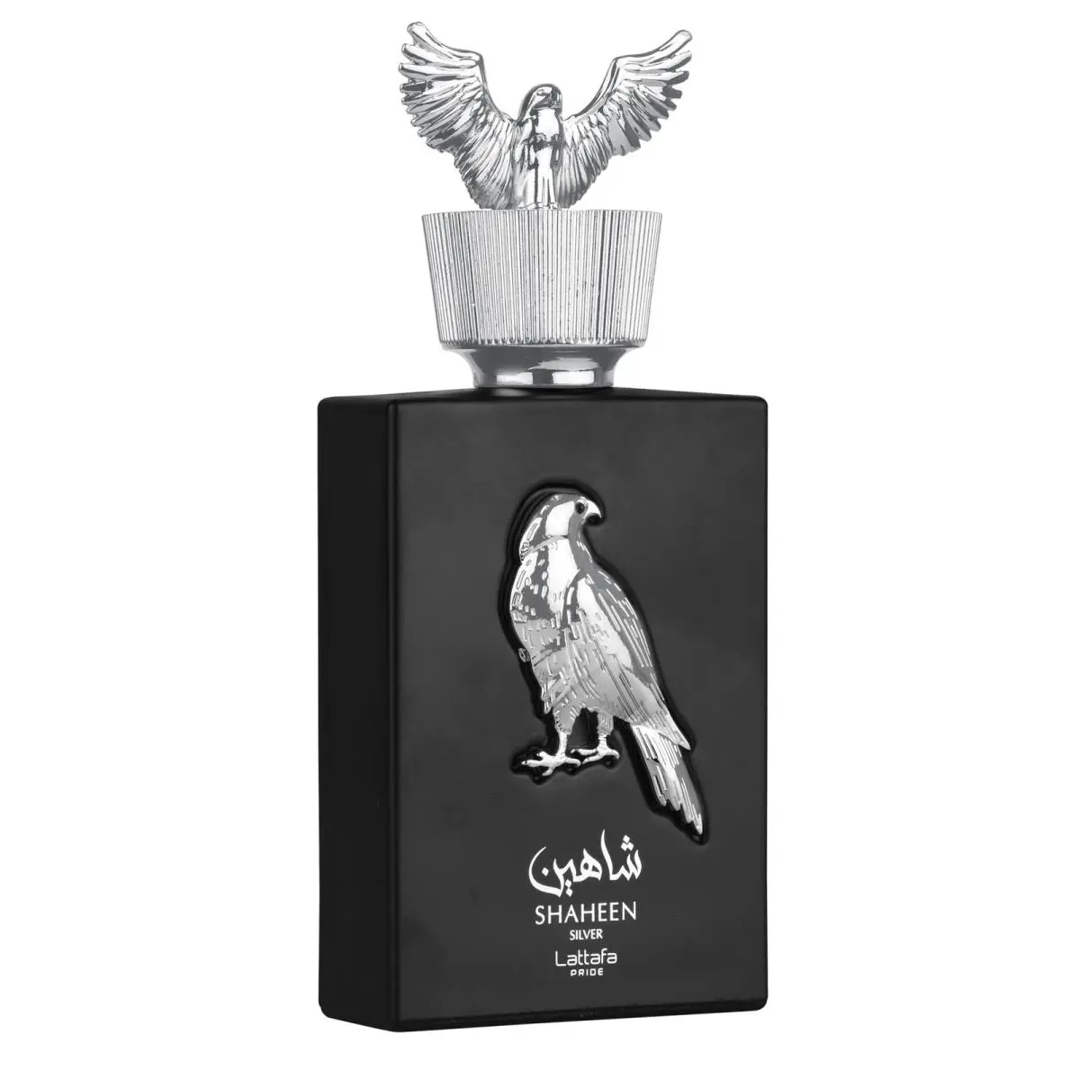 Lattafa Shaheen Silver 3.4 Fl Oz Unisex Citrus Fruity Fragrance For Daily Wear