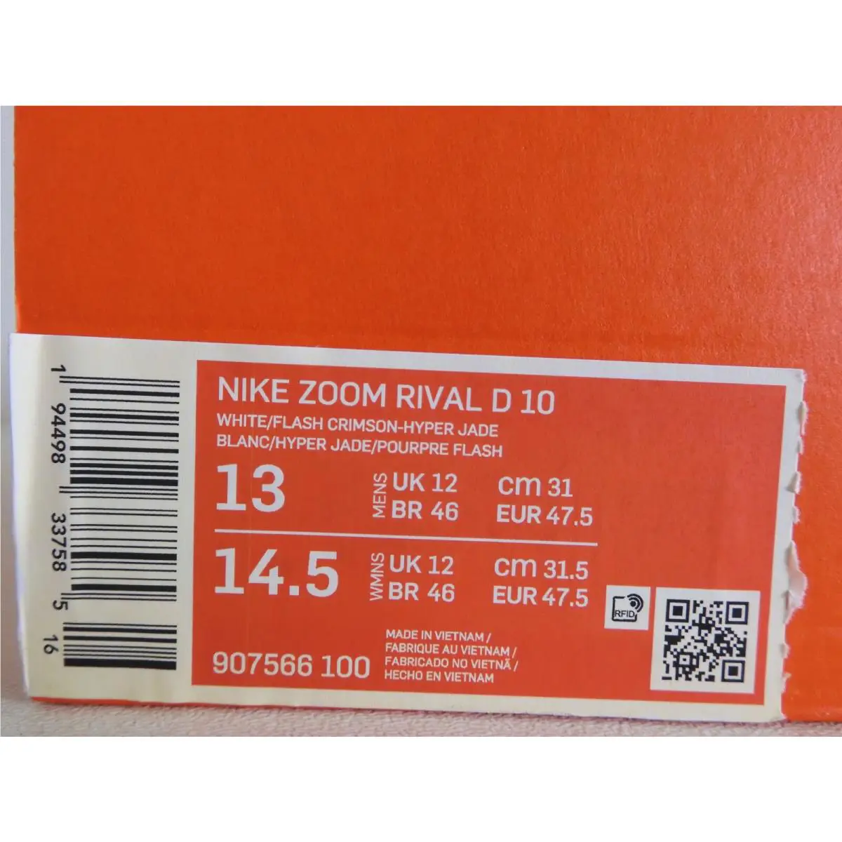 Nike shoes - Nike Zoom Rival - Zoom Rival - 907566-100 - White (UPC: 194498337585) 5