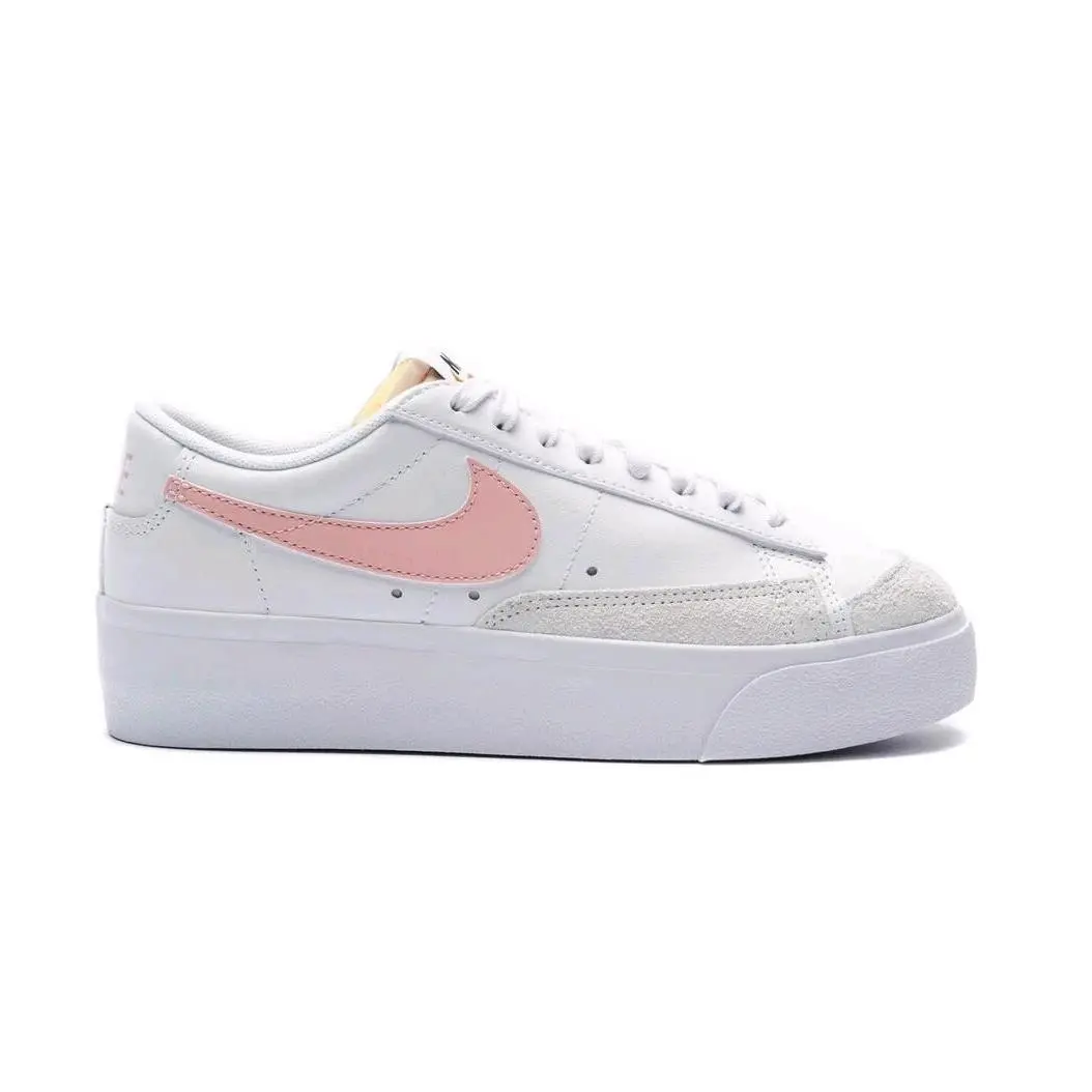 Nike Blazer Low Platform White Pink Glaze Women`s Shoe Size 8.5 DJ0292-103