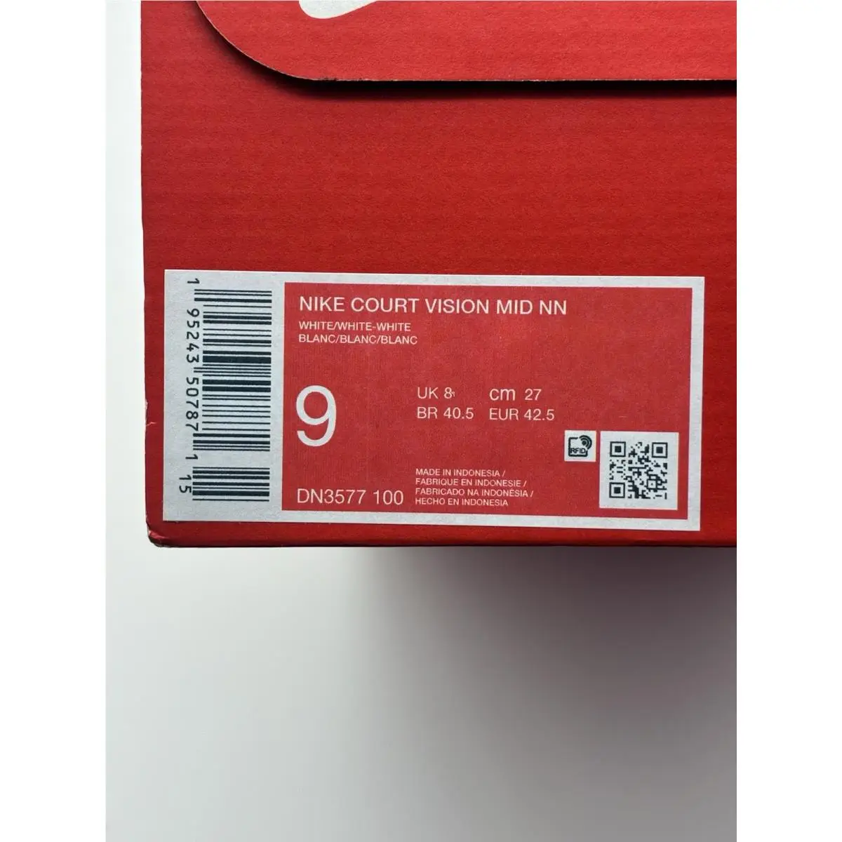 Nike shoes - Nike Court Vision - Court Vision - DN3577-100 - White (UPC: 0195243507871) 6