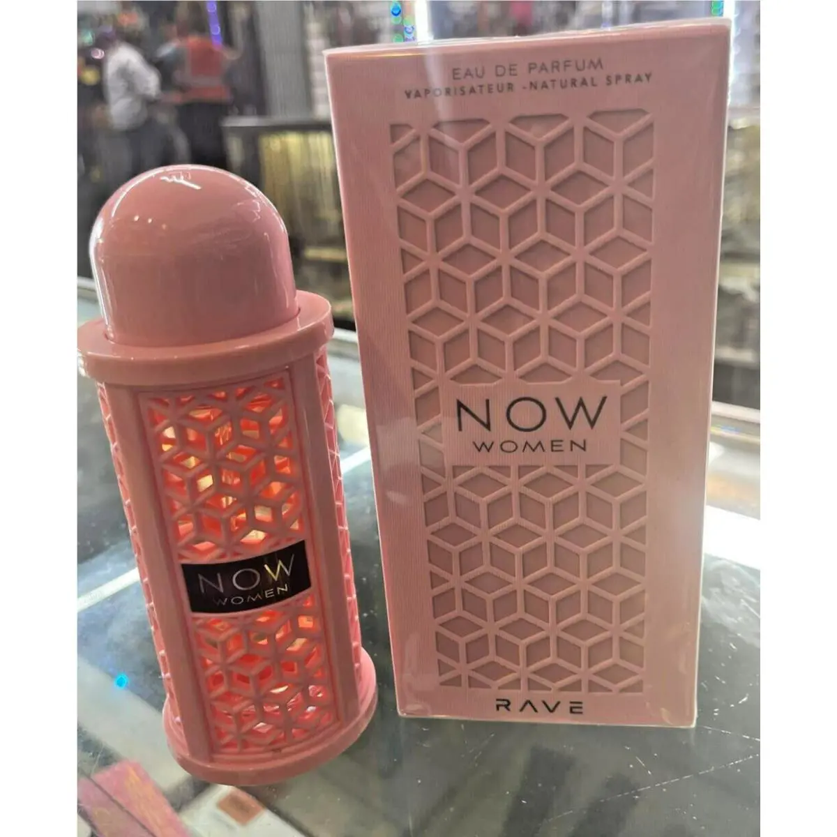 Rave Now Pink by Lattafa 3.4oz 100ml Eau de Parfum Edp For Her Box