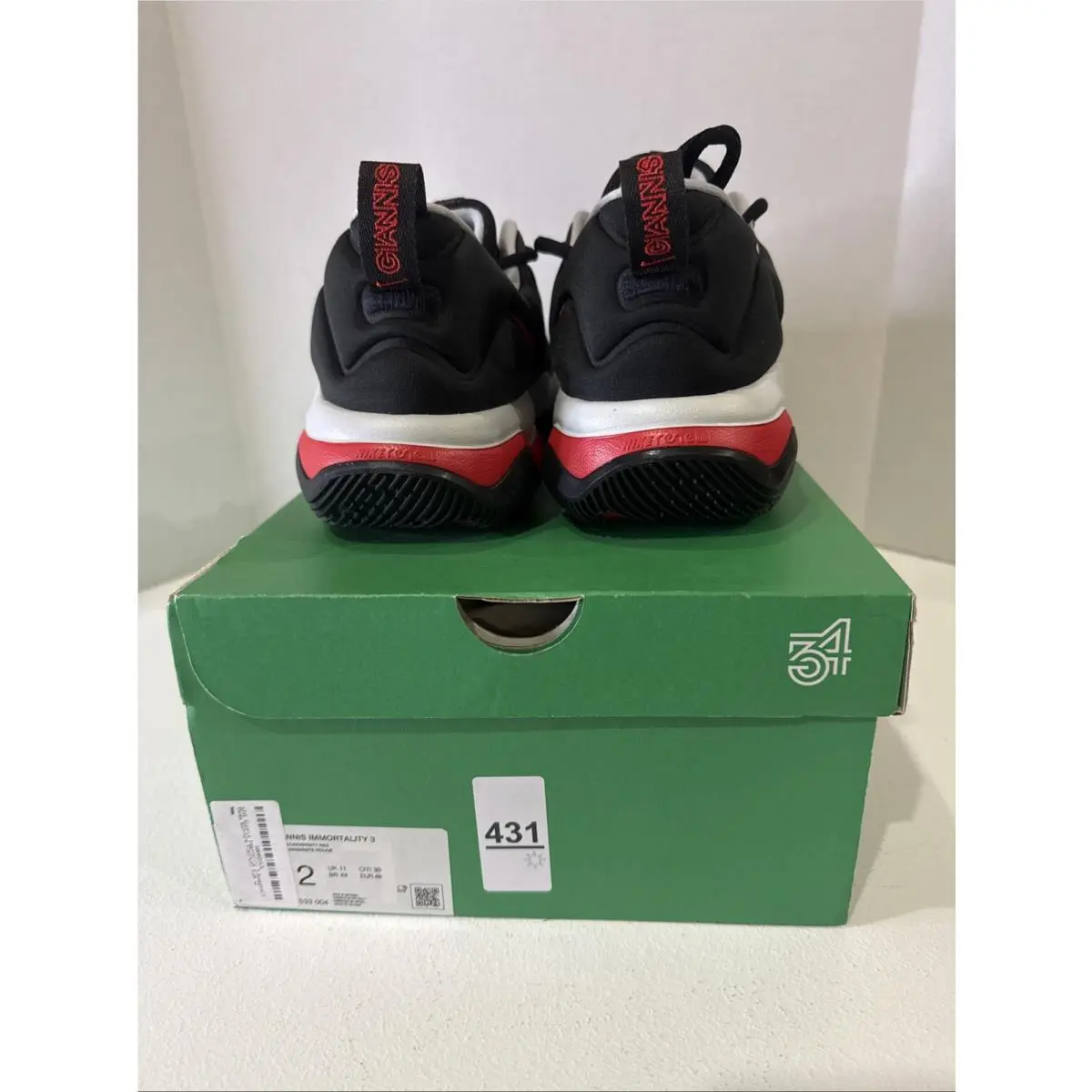 Nike shoes - Nike Giannis Immortality - Giannis Immortality - DZ7533-004 - Black (UPC: 00196975691760) 1