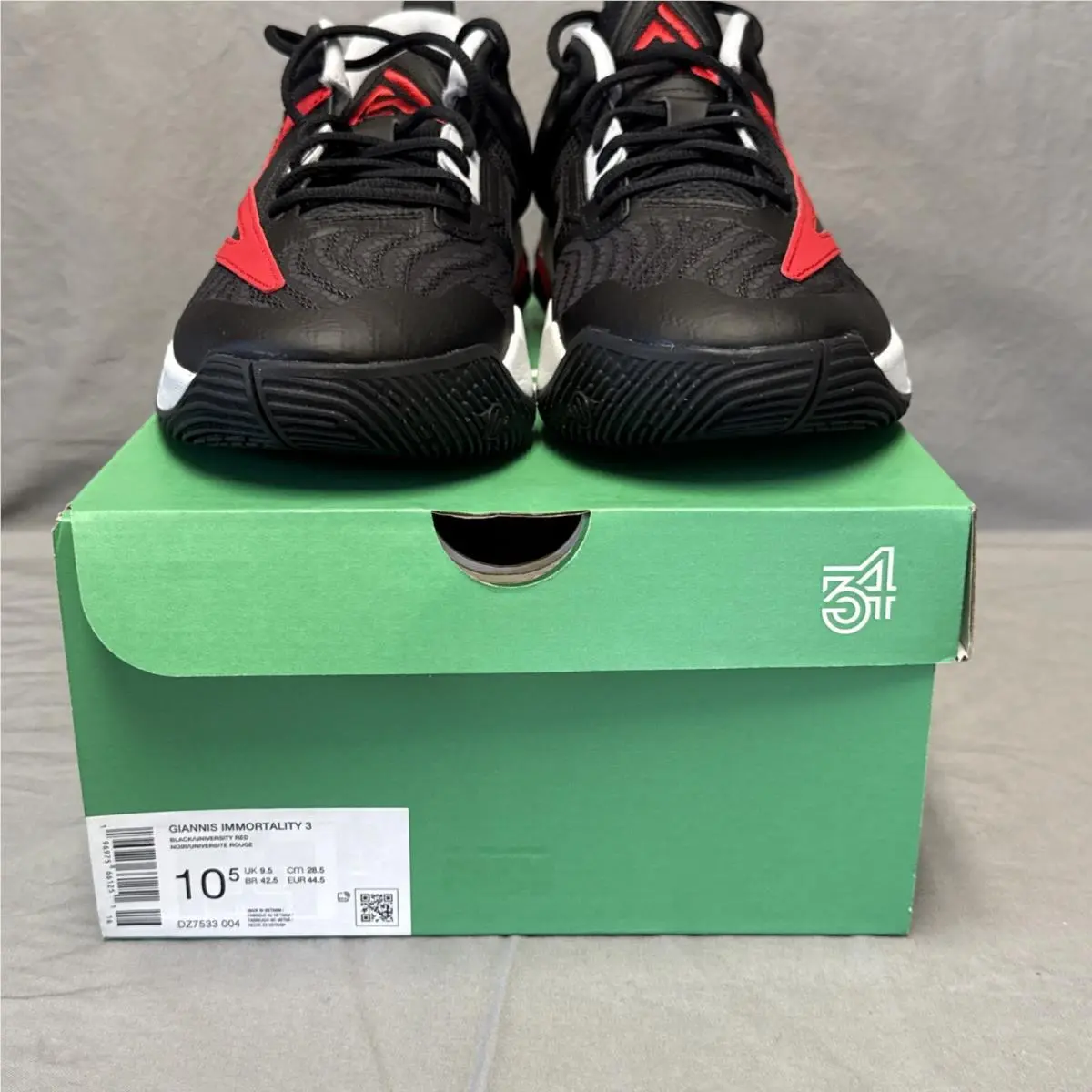 Nike shoes - Nike Giannis Immortality - Giannis Immortality - DZ7533-004 - Black/University Red (UPC: 196975661251) 5