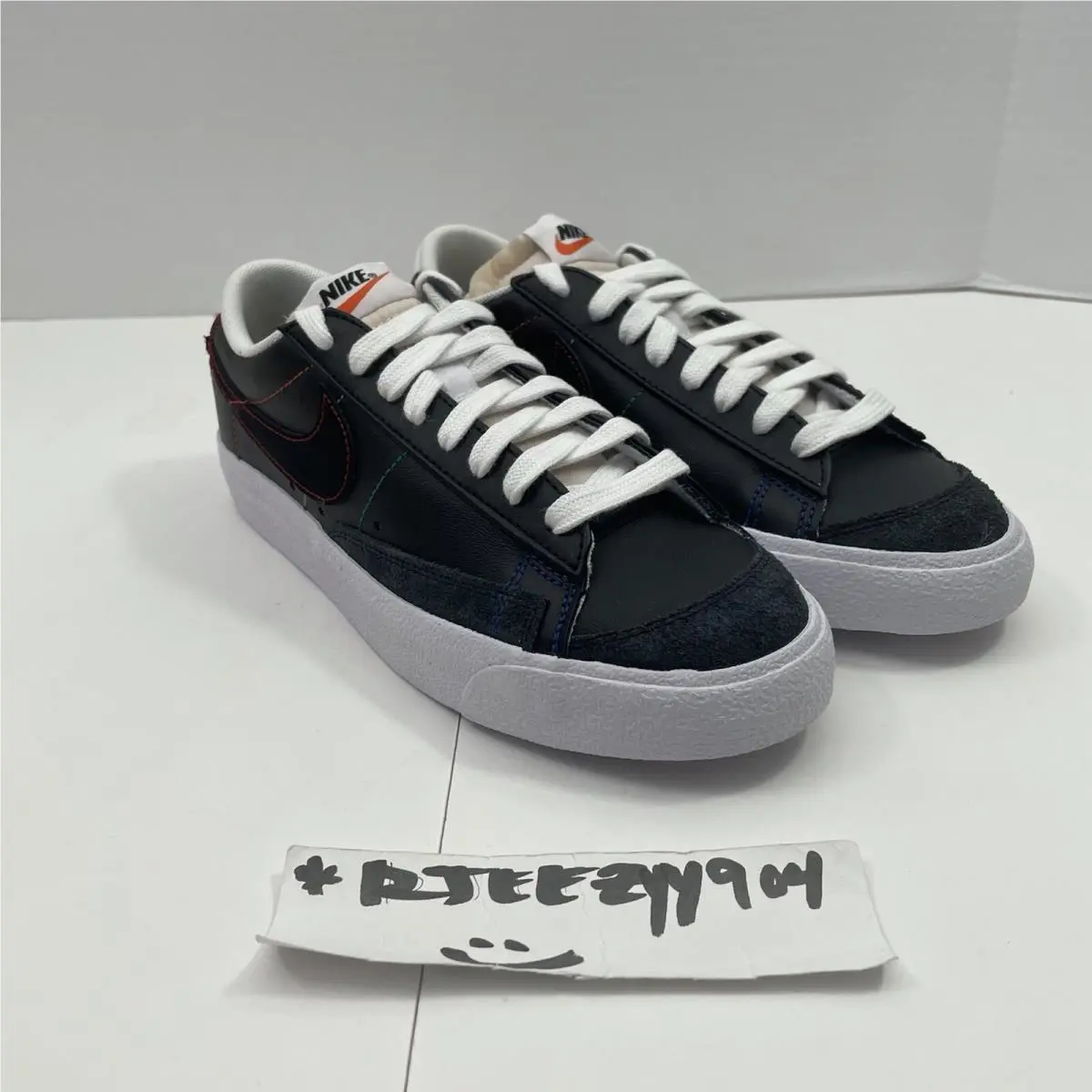 Nike shoes - Nike Blazer - Blazer - DJ6000 001 - Black/Black/White/Color Stitch 0