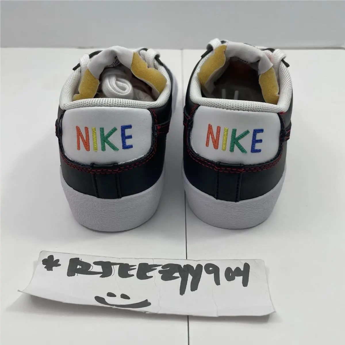 Nike shoes - Nike Blazer - Blazer - DJ6000 001 - Black/Black/White/Color Stitch 3