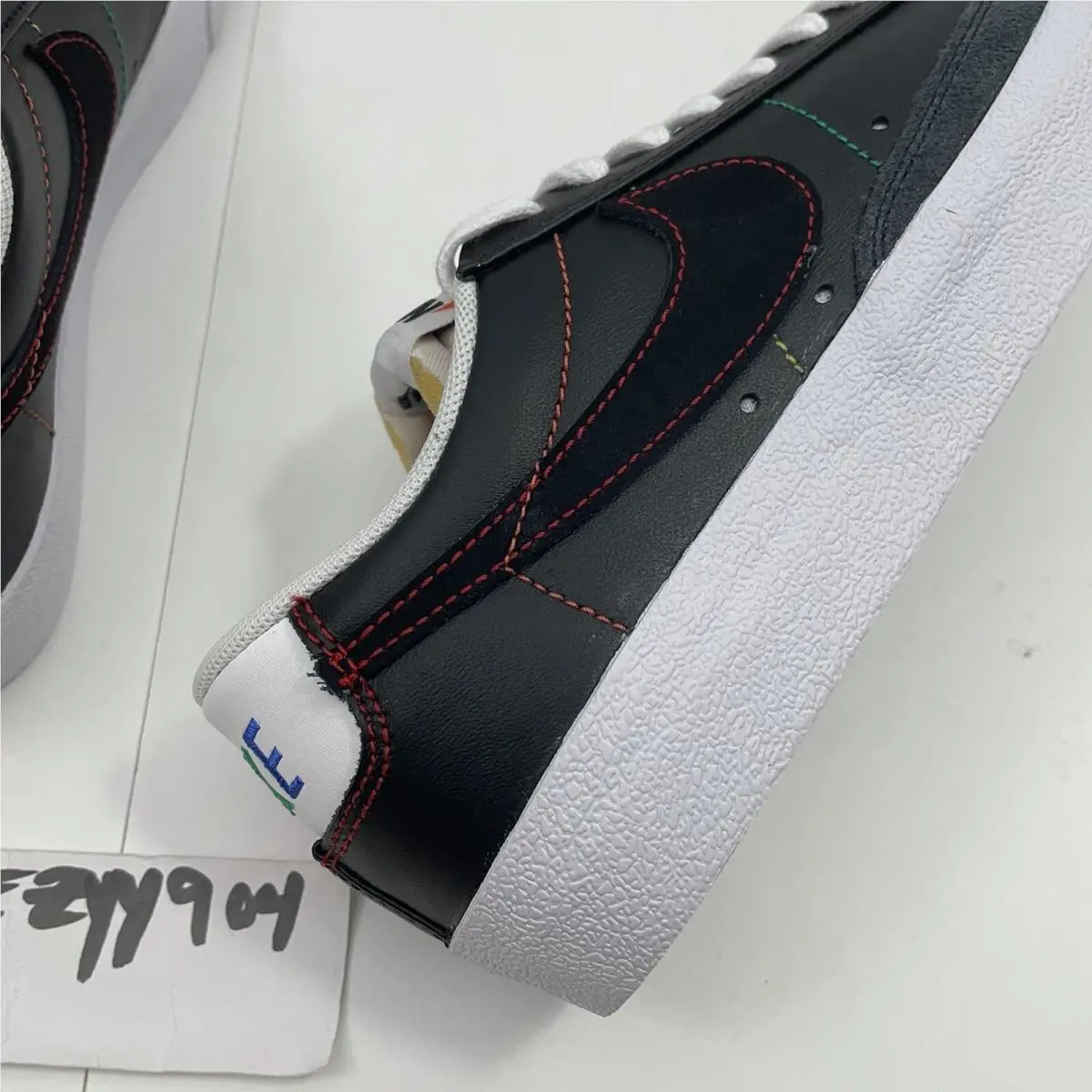 Nike shoes - Nike Blazer - Blazer - DJ6000 001 - Black/Black/White/Color Stitch 5