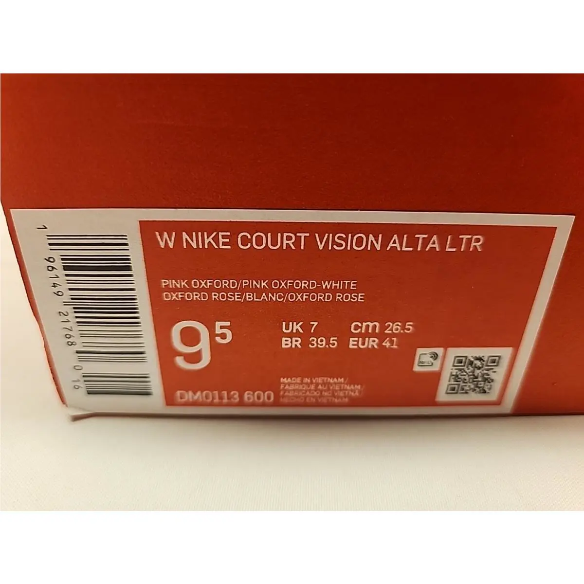 Nike shoes - Nike Court Vision - Court Vision - Dm0113-600 - Pink (UPC: 196149217680) 7
