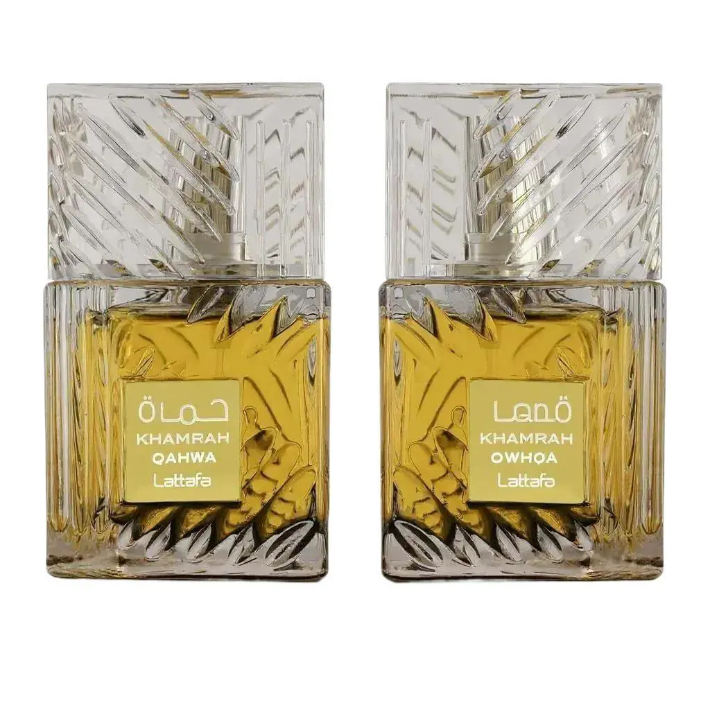 Khamrah Qahwa By Lattafa Edp 3.4 oz Unisex Spray 2 Pcs Pack