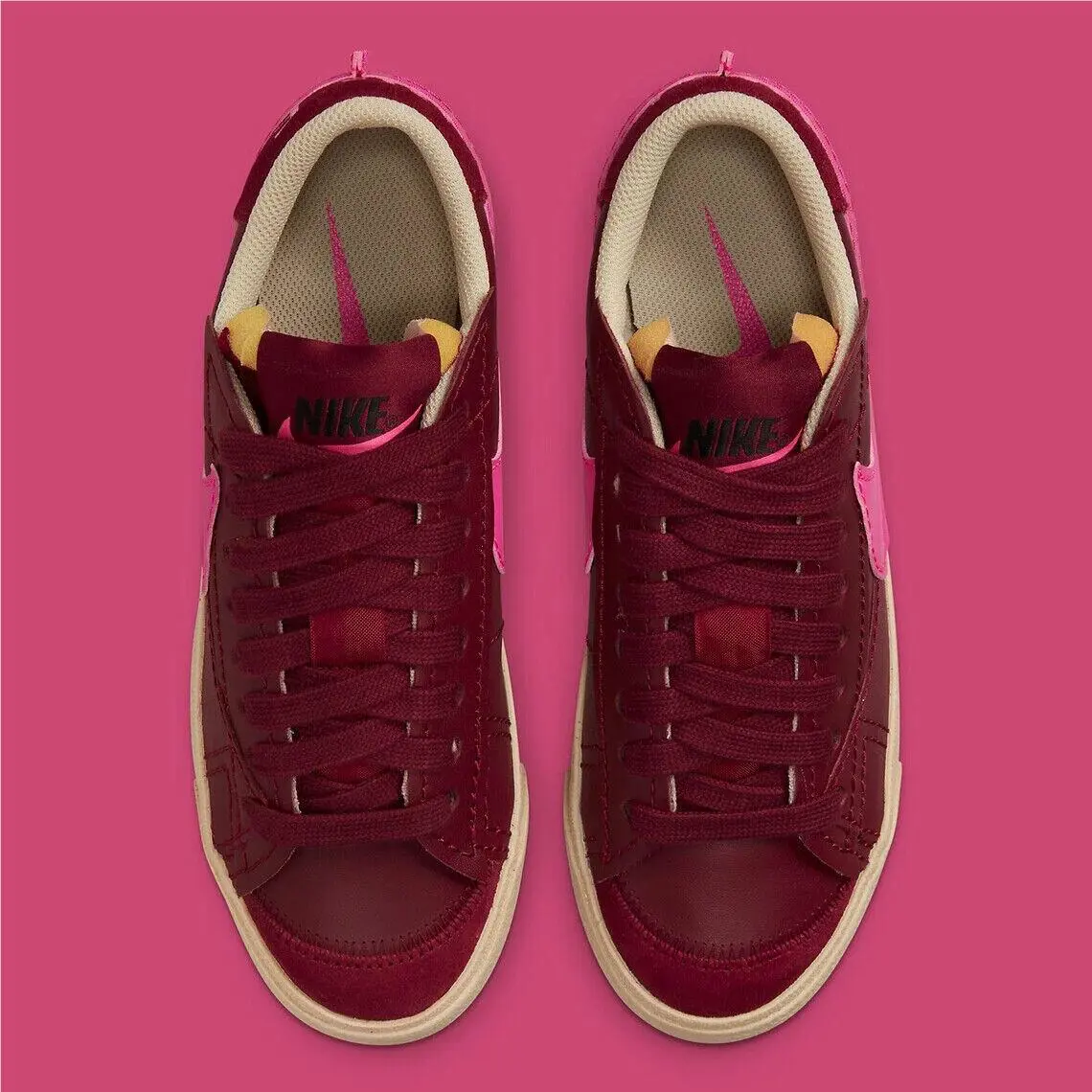 Nike shoes - Nike Blazer Low Jumbo DQ1470-600 - DQ1470-600 - Red 4