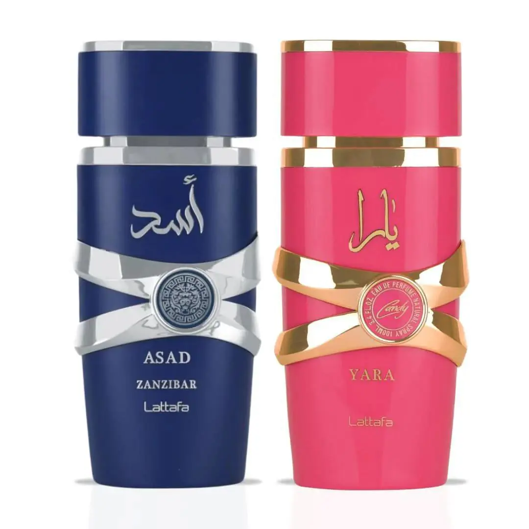 Yara Candy Asad Zanzibar Edp Sprays 100ml by Lattafa Bundle
