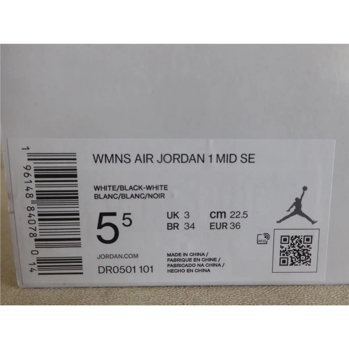 Nike shoes - Air Jordan 1 Mid SE - DR0501-101 - White (UPC: 196148840780) 6