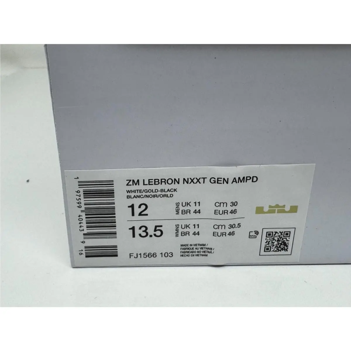 Nike shoes - Nike Zoom LeBron - Zoom LeBron - FJ1566-103 - White/Black (UPC: 197599404439) 4