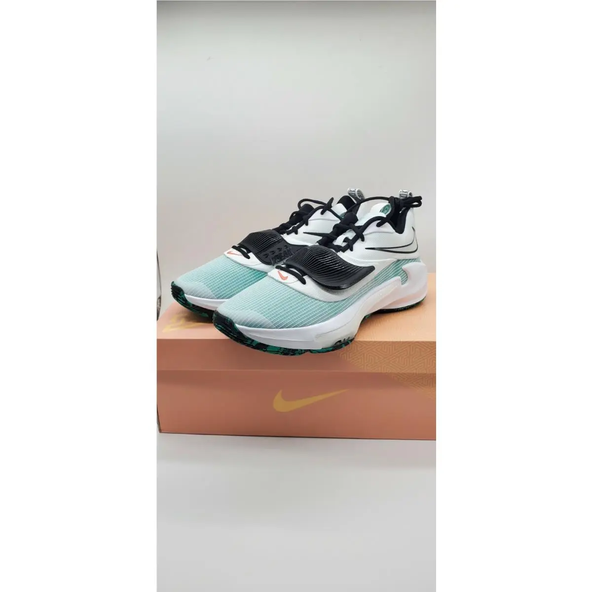 Nike shoes - Zoom Freak 3 GS - Zoom Freak - DA0694-101 - White/Black-Clear Emerald 0
