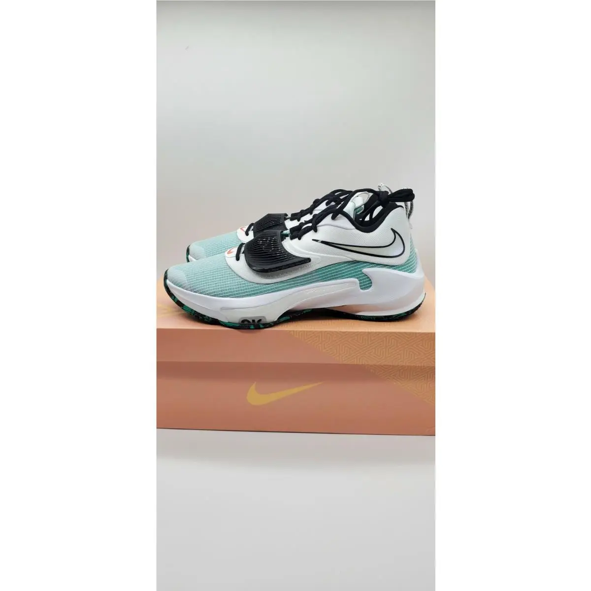 Nike shoes - Zoom Freak 3 GS - Zoom Freak - DA0694-101 - White/Black-Clear Emerald 3