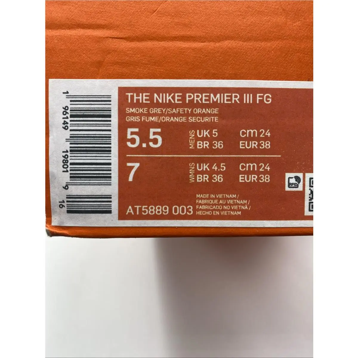 Nike shoes - Nike Premier 3 - Premier - AT5889-003 - Gray (UPC: 196149198019) 6