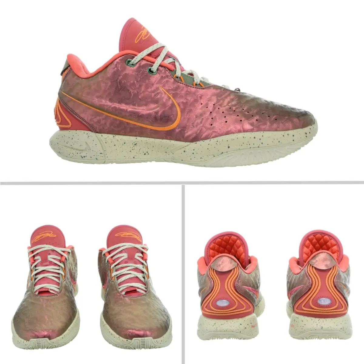 Nike shoes - Nike Lebron XXI - Lebron XXI - FN0708 800 - Ember Glow, Elemental Gold, Campfire Orange 3