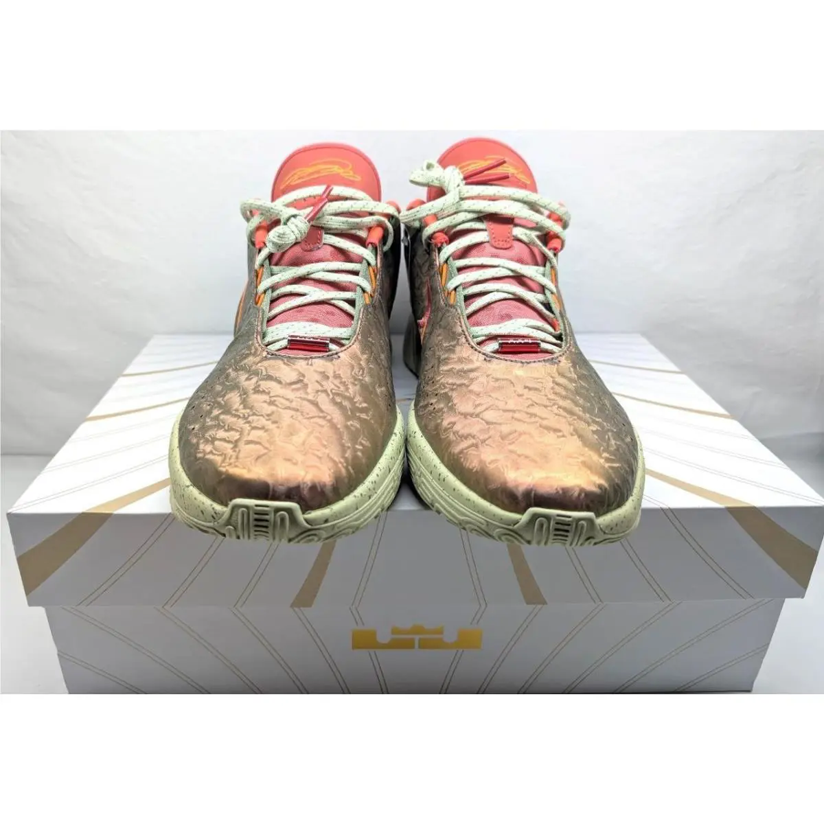 Nike shoes - Nike LeBron 21 - LeBron - FN0708-800 - Red, Manufacturer: Ember Glow/Elemental Gold/Campfire Orange 0
